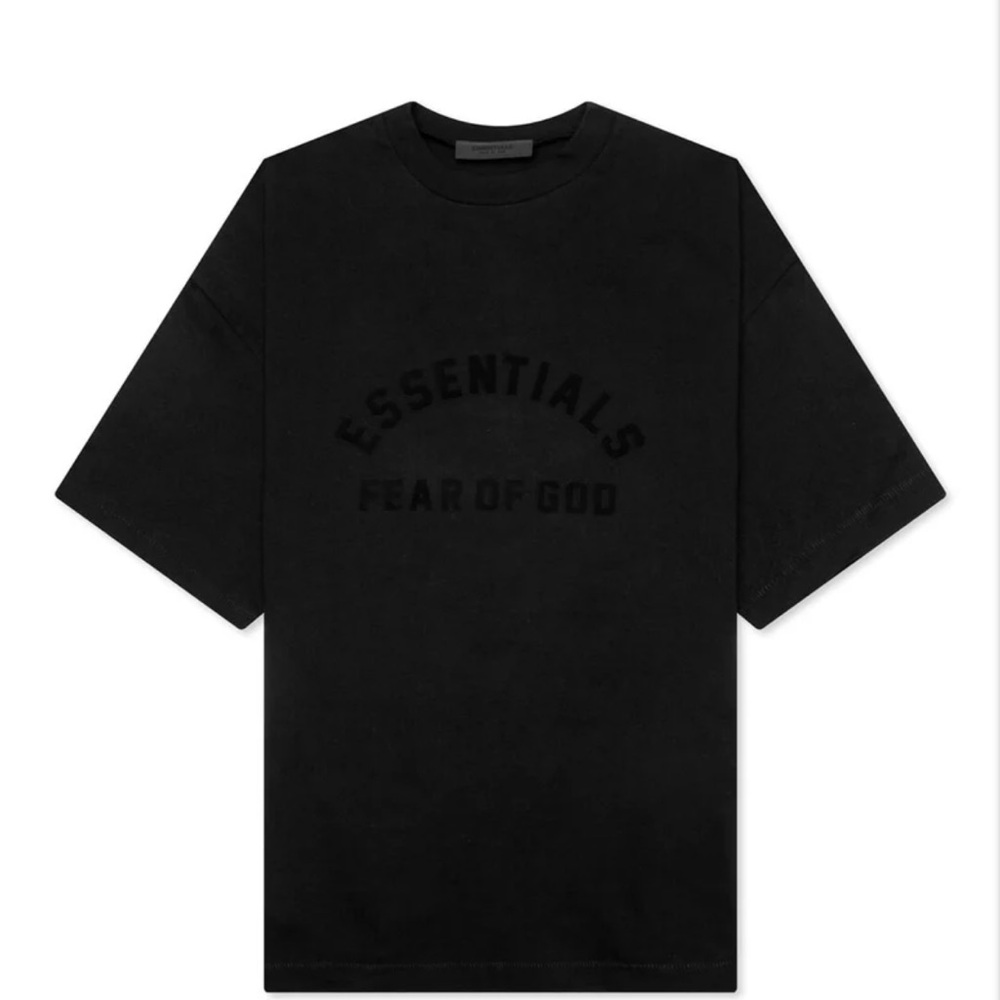 Fear of God Essentials Heavy Tee - Black